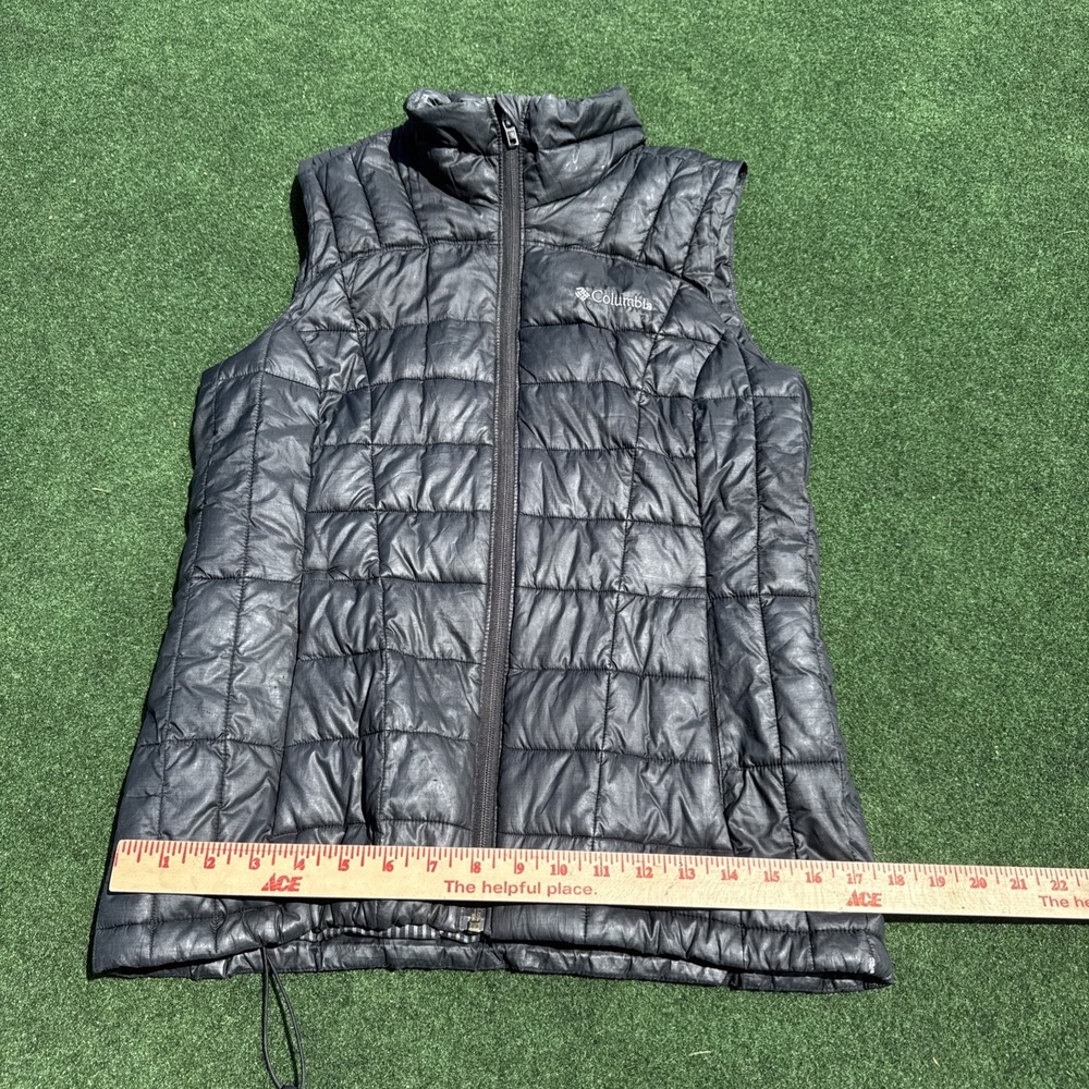 Columbia Mens Thermal Coil Quilted Puffer‎ Vest Insulated Sz Medium Black - Picture 5 of 5